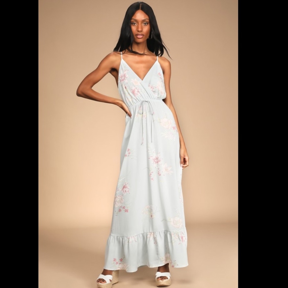 Lulu’s Endless Vacay Floral Maxi Dress